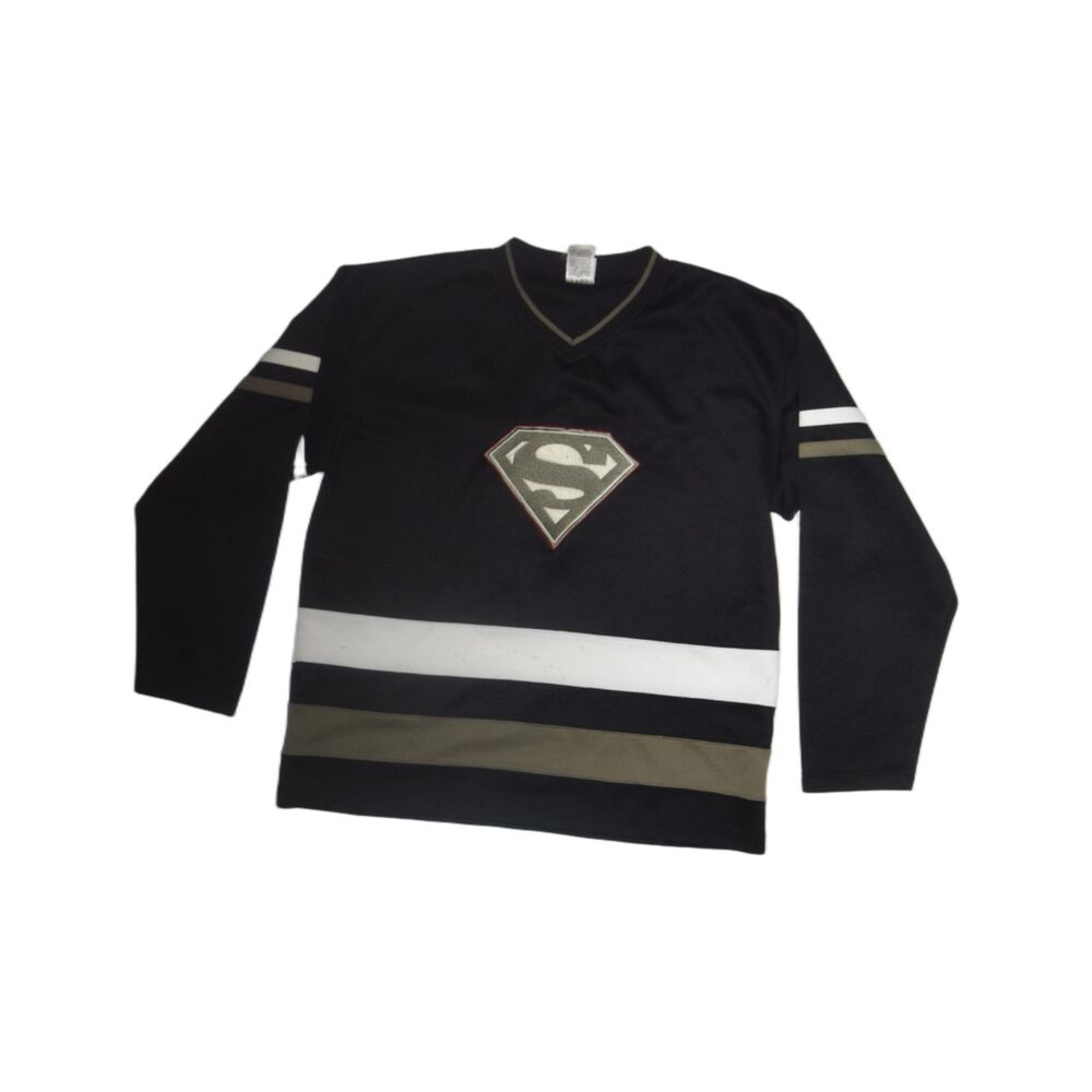 Vintage 1999 DC Comics Superman Hockey Jersey - M